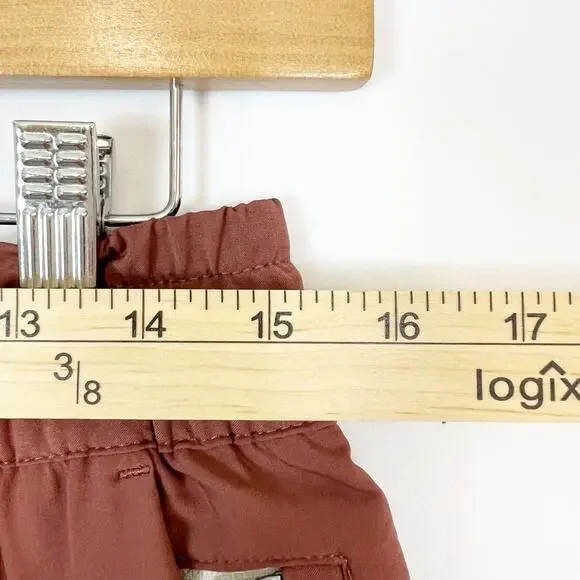 Vuori Women's Wide Leg Pants in Rust - Picture 12 of 14